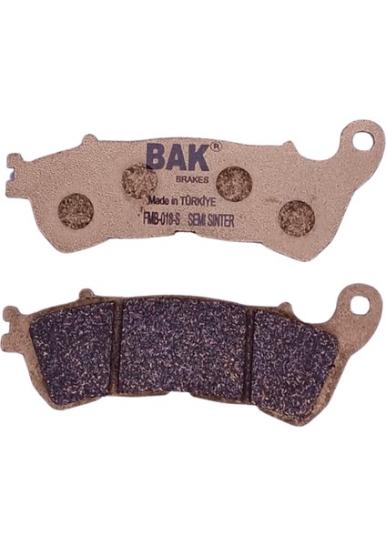 Bak Brakes Fmb-018-S Honda Nc700 S Abs, Nc700 X, Nt700 V, Xl700 V. Suzuki Uh 200 Burgman, C1800 Rt. Ön Fren Balatası Yarı Sinter Kalite fiyatları