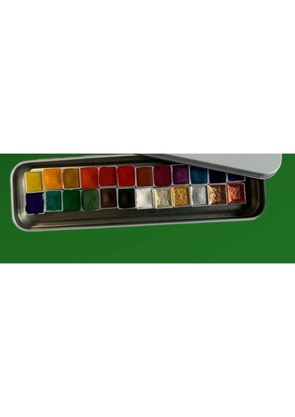 Pigment Boya ve Sulu Boya Kutusu Mini 19 x 16 mm (Bioplastik Doğal Malzeme)