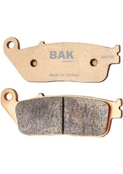 Bak Brakes Fmb-011-S Bmw C600, Yamaha Xmax 250, Honda Cbr 250 R, Benelli Leoncino 500, Trk 502 Kymco Grand Dınk 125. Suzuki Innezuma 250, V-Strom 250. Ön Fren Balatası Yarı Sinter Kalite fiyatları