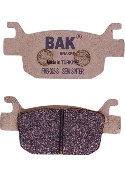 Bak Brakes Fmb-025-S Honda Forza, Fes 250 Foresıght. Benelli Tnt 250, Nevada 250 , Kanuni Sh 250. Arka Fren Balatası Yarı Sinter Kalite fiyatları