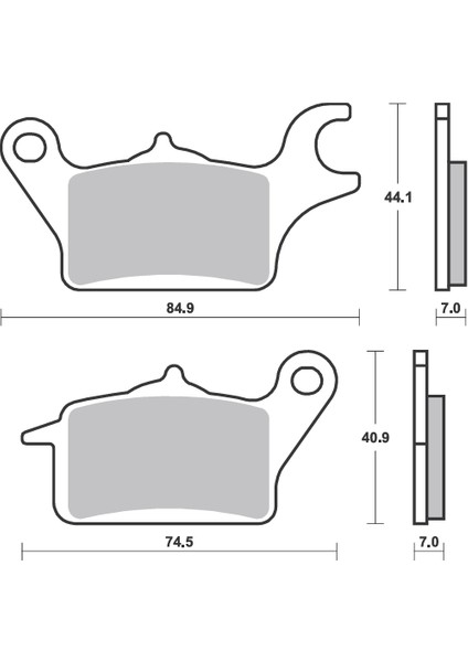 Bak Brakes Fmb-002 Honda Dio 110 Ön Fren Balatası Organik Kalite fiyatları