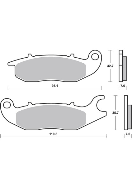Bak Brakes Fmb-024 Honda Crf 250, Pcx 125(2021-2022) , Msx 125, Cbr 125 Ön Fren Balatası Organik Kalite fiyatları