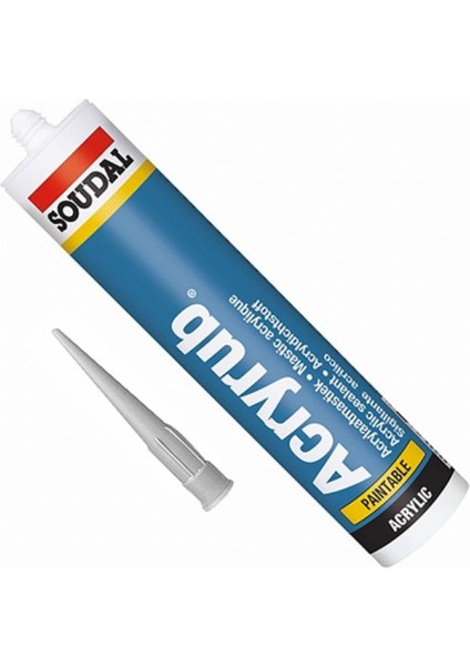 Akrilik Mastik 500 gr - Siyah 1 Adet