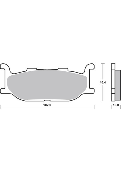 Bak Brakes Fmb-022-S Yamaha Xvs 400, Xv 650 Dragstar, Yamaha Majesty 400, Mt03, Xv250. Ön Fren Balatası Yarı Sinter Kalite fiyatları