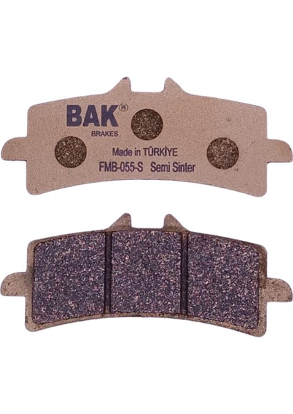 Bak Brakes Fmb-055-S Suzuki Gsx-R Hayabusa R1300 Kawasaki Ninja Zx-10Rr. Ducati Panigale V4 S. Ktm 690 Duke R. Ön Fren Balatası Yarı Sinter Kalite