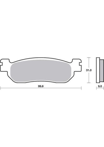 Bak Brakes Fmb-038-S Yamaha X-City 125, Xmax 250, Xmax 400, Yzf R6. Arka Fren Balatası Yarı Sinter Kalite modelleri