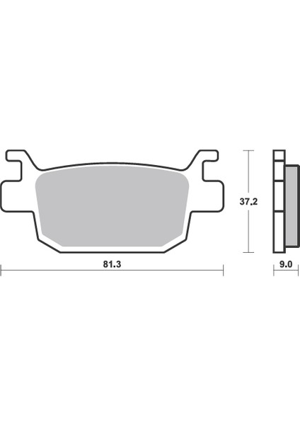 Bak Brakes Fmb-025 Honda Forza, Fes 250 Foresıght. Benelli Tnt 250, Nevada 250 , Kanuni Sh 250. Arka Fren Balatası Organik Kalite fiyatları