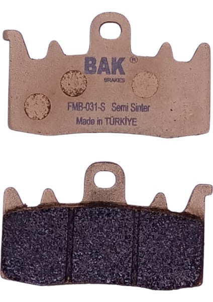 Bak Brakes Fmb-031-S Bmw F1200 Gs, R 1100, S 1150, K 1200 Gt,. Ön Fren Balatası Yarı Sinter Kalite