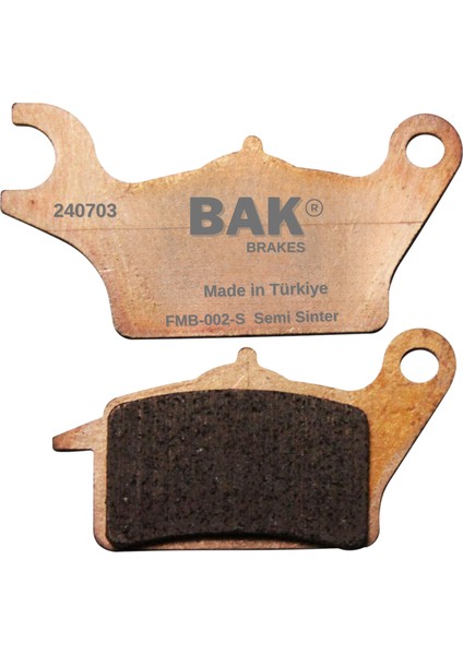 Bak Brakes Fmb-002-S Honda Dio 110 Ön Fren Balatası Yarı Sinter Kalite