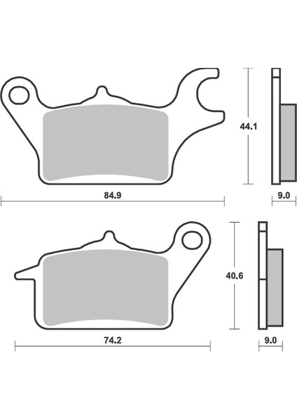 Bak Brakes Fmb-051 Arora Zxr 200 Ön Fren Balatası Organik Kalite