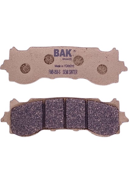 Bak Brakes Fmb-058-S Honda Gl 1800 Goldwing (2018-2022). Ön Fren Balatası Yarı Sinter Kalite fiyatları