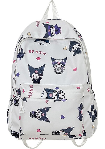 Karikatür baskılı büyük kapasiteli sırt çantası (Yurt Dışından)