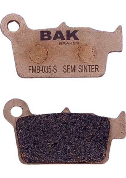 Bak Brakes Fmb-035-S Aprilla Svx 450 Arka Fren Balatası Yarı Sinter Kalite fiyatları
