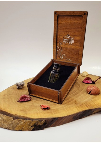 Itr-Ul Nazende 1. Kalite Kalıcı Alkolsüz Esans EDP Unisex Özel Ahşap Kutuda 6 ml