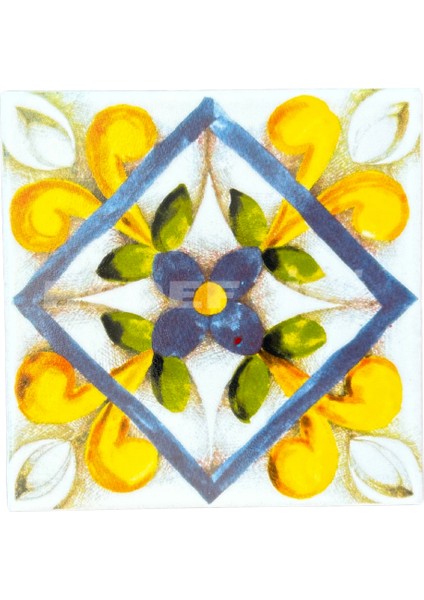 10 x 10 4'lü Desenli Karo