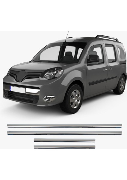 Renault Kangoo 2008- Cam Çıtası 4 Pcs. P.çelik