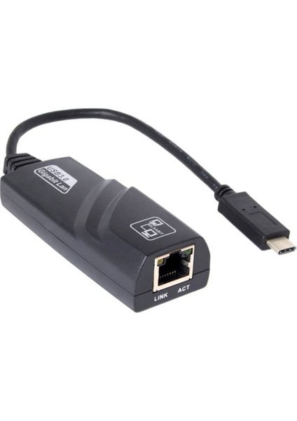 Type C To USB 3.0 Gigabyte Ethernet Çevirici 10/100/1000 Mbps