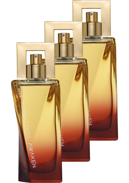 Attraction Awaken Kadın Parfüm EDP Üçlü Set 50 ml