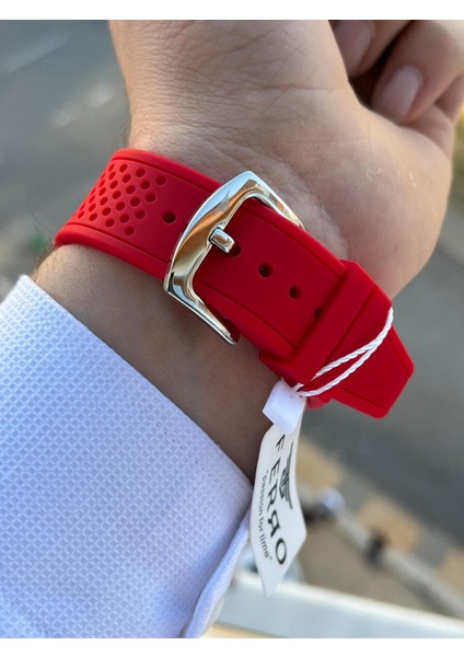 Silikon Kordon Iç Fonksiyonları Aktif 30 mt Suya Dayanıklı Erkek Kol Saati EFM.31398-J8 indirimleri