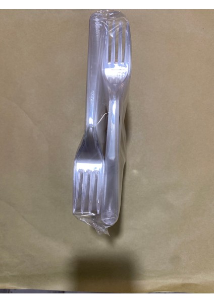 Plastik Lüks Çatal 100 Adet