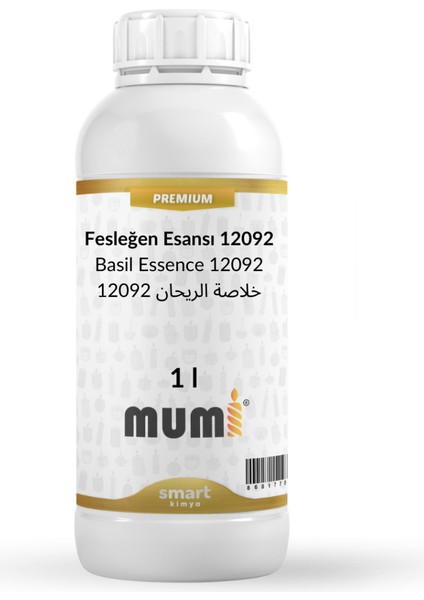 Premium Fesleğen Mum Esansı 12092 1 Litre