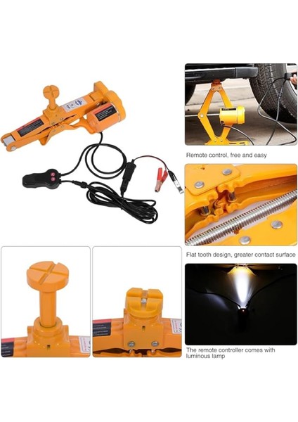 2 Ton Elektrikli Oto Araç Kaldırma Krikosu Kriko 12V Rico modelleri
