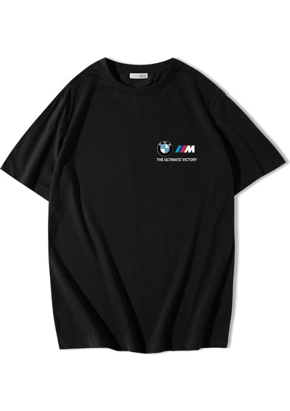 Unisex Oversize Bmw M5 Siyah T-Shirt