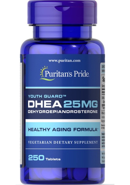 Dhea 25MG - 250 Tablet / %100 Orijinal ve Jelatinli