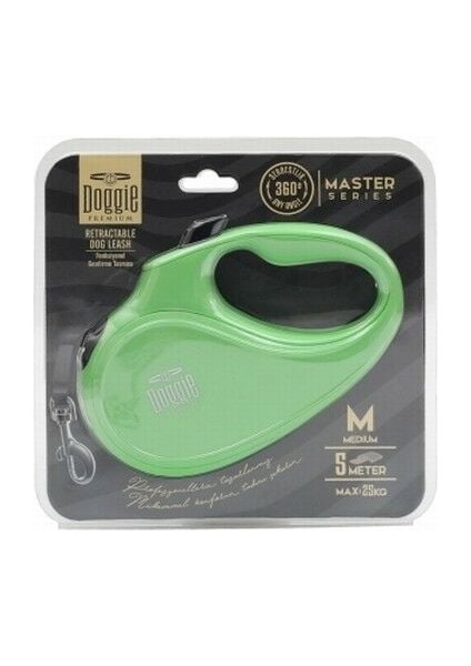 Doggie Otomatik Köpek Tasması Master Seri Medium Yeşil