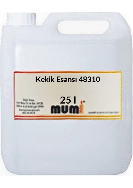 Kekik Mum Esansı 48310 25 Litre