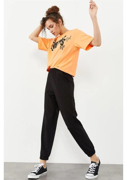 Eşofman Alt Mevsimilk Jogger Lastik Paça Unisex