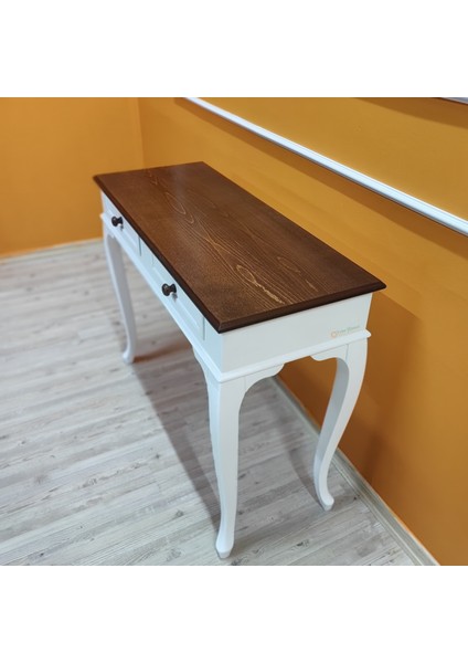 120 Cm Ceviz Tablalı Lake Beyaz Dresuar