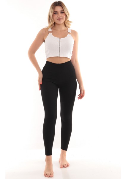 | Kışlık Termal Kadın Tayt (Siyah ) Renk Pamuklu