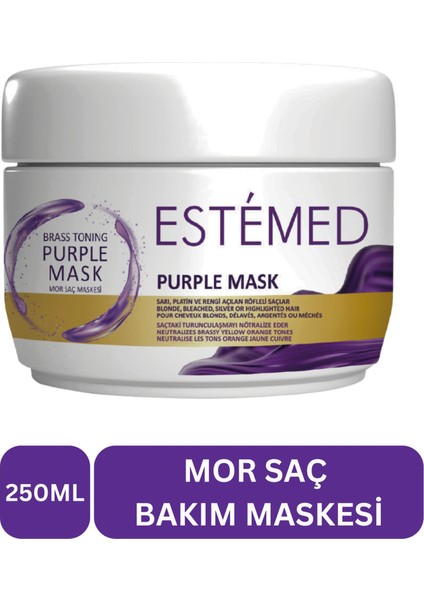 Mor Saç Maskesi & Brass Tonıng Purple Mask 250ML