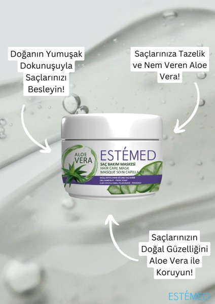 Yağlı & Kepekli Saç Bakım Maskesi & Aloe Vera Haır Care Mask 250ML