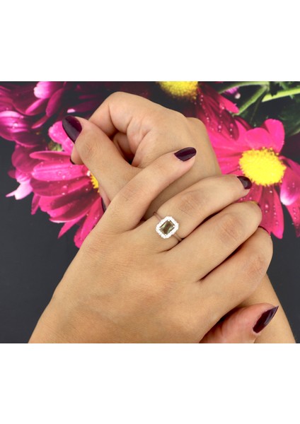 925 Ayar Gümüş Renk Değiştiren Zultanit Baget Taşlı Pırlanta Montür Takı Seti fırsatları