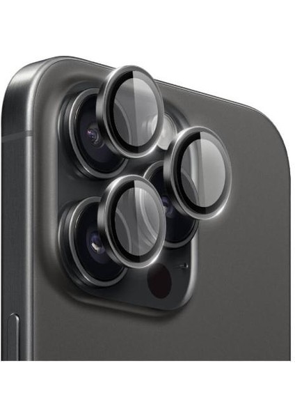 16 Pro & 16 Pro Max Uyumlu Kamera Koruma A++ Premium Kalite Çizilmez Kolay Safir Lens Koruyucu