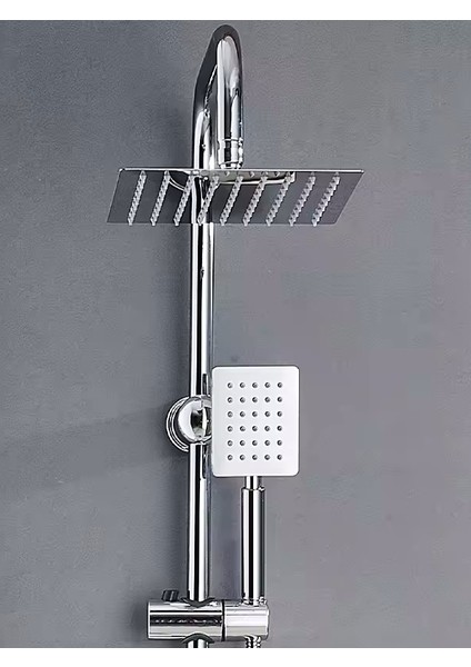 FAWER Faucet & Shower Ful Krom  Yağmurlama Robot Duş Seti - 400M