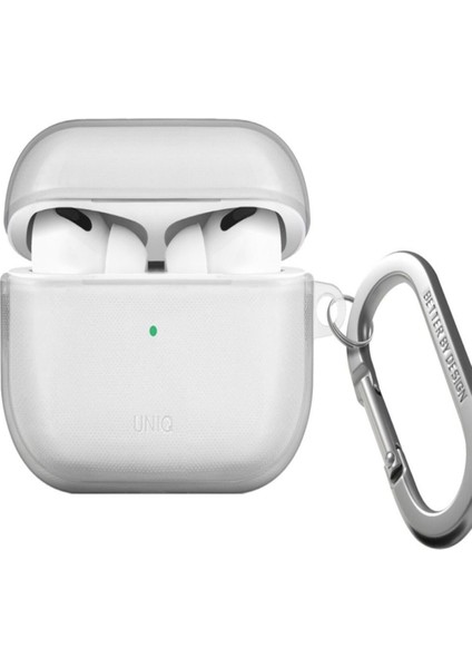 Airpods Pro 2 (2.nesil) Uyumlu Kılıf Glase Serisi Cristal Net Görünüm Kablosuz Şarj Destekli