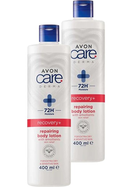 Care Derma Recovery+ Repairing Çok Kuru Ciltler Için Vücut Losyonu 400 Ml. Ikili Set