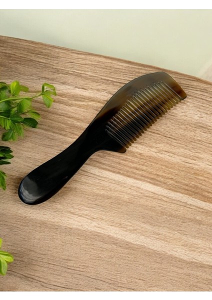 Mini Çanta Boy Kemik Boynuz Tarak Saplı Kt-138 - 16 Cm Doğal Tüm Saçlar Için modelleri