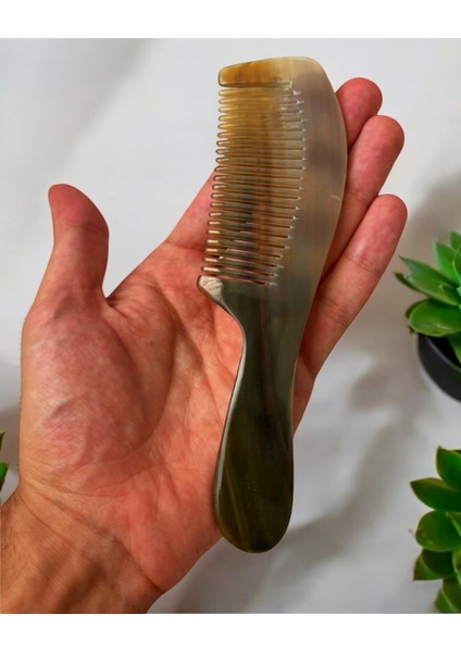Mini Çanta Boy Kemik Boynuz Tarak Saplı Kt-138 - 16 Cm Doğal Tüm Saçlar Için indirimleri