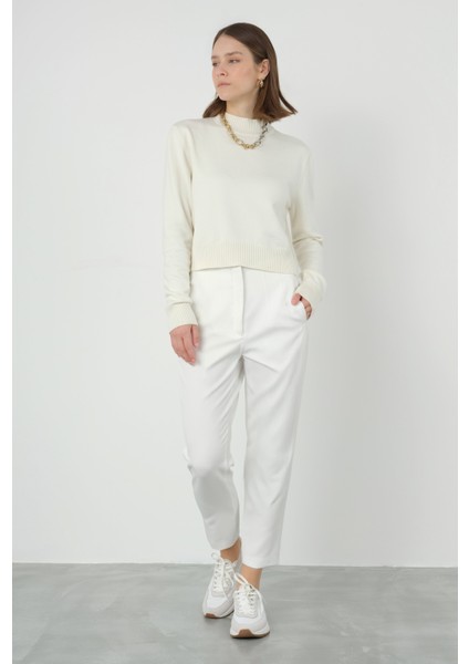 Fit Pantolon Ekru