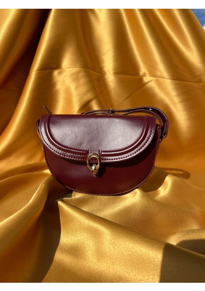 Bordo Küçük El Çantası