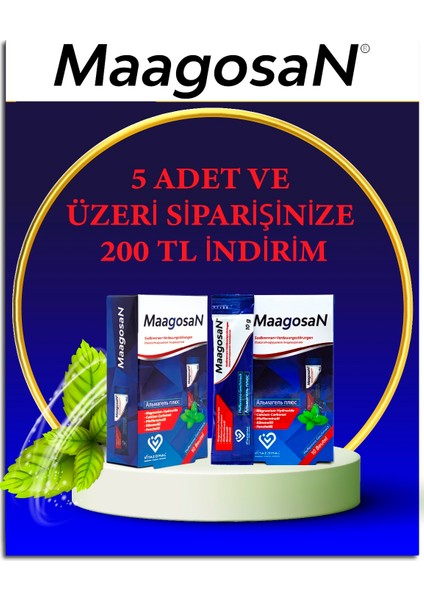 MİDE YANMASIN DA ETKİLİ 10G 10 Tek İçimlik Jel Şase