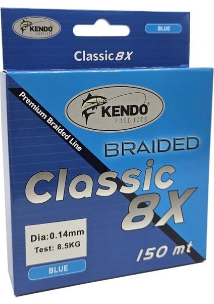 Classic 8x 150M Blue Örgü Ip Misina
