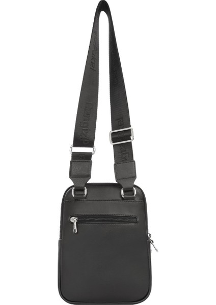 Cengiz Pakel Hudson Unisex Crossbody Omuz Çantası – 7514 – Siyah