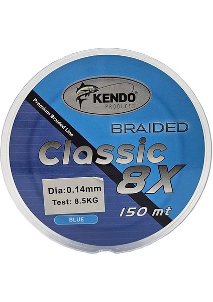 Classic 8x 150M Blue Örgü Ip Misina