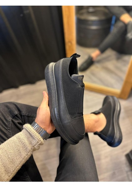 Sneakers Ayakkabı 911 Siyah (Siyah Taban)