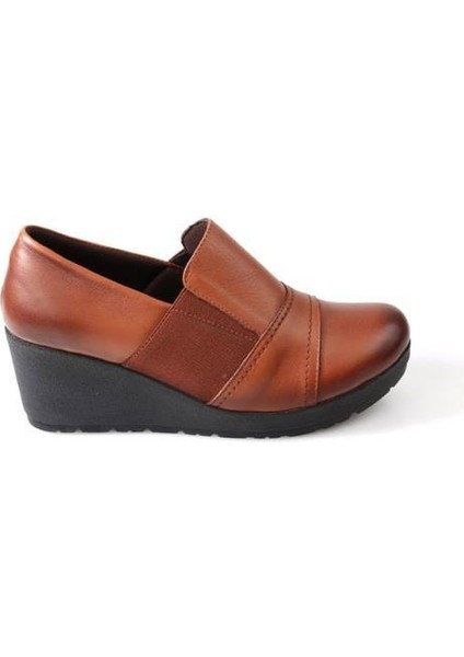 Ahd 5035 Deri Dolgu Topuk Kadın Günlük Ayakkabı fiyatları